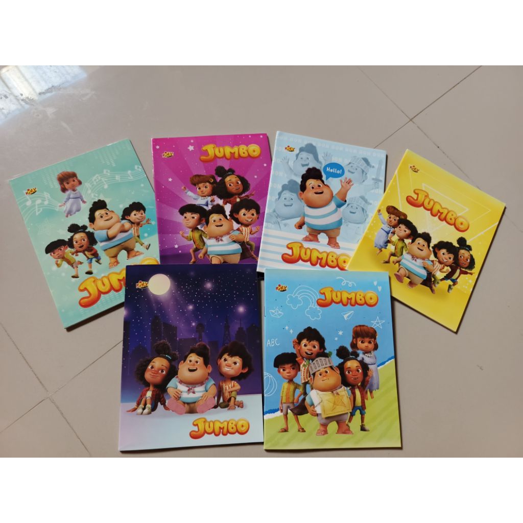 

[1Pcs] Buku Tulis Animasi Jumbo Kiky Motif Karakter