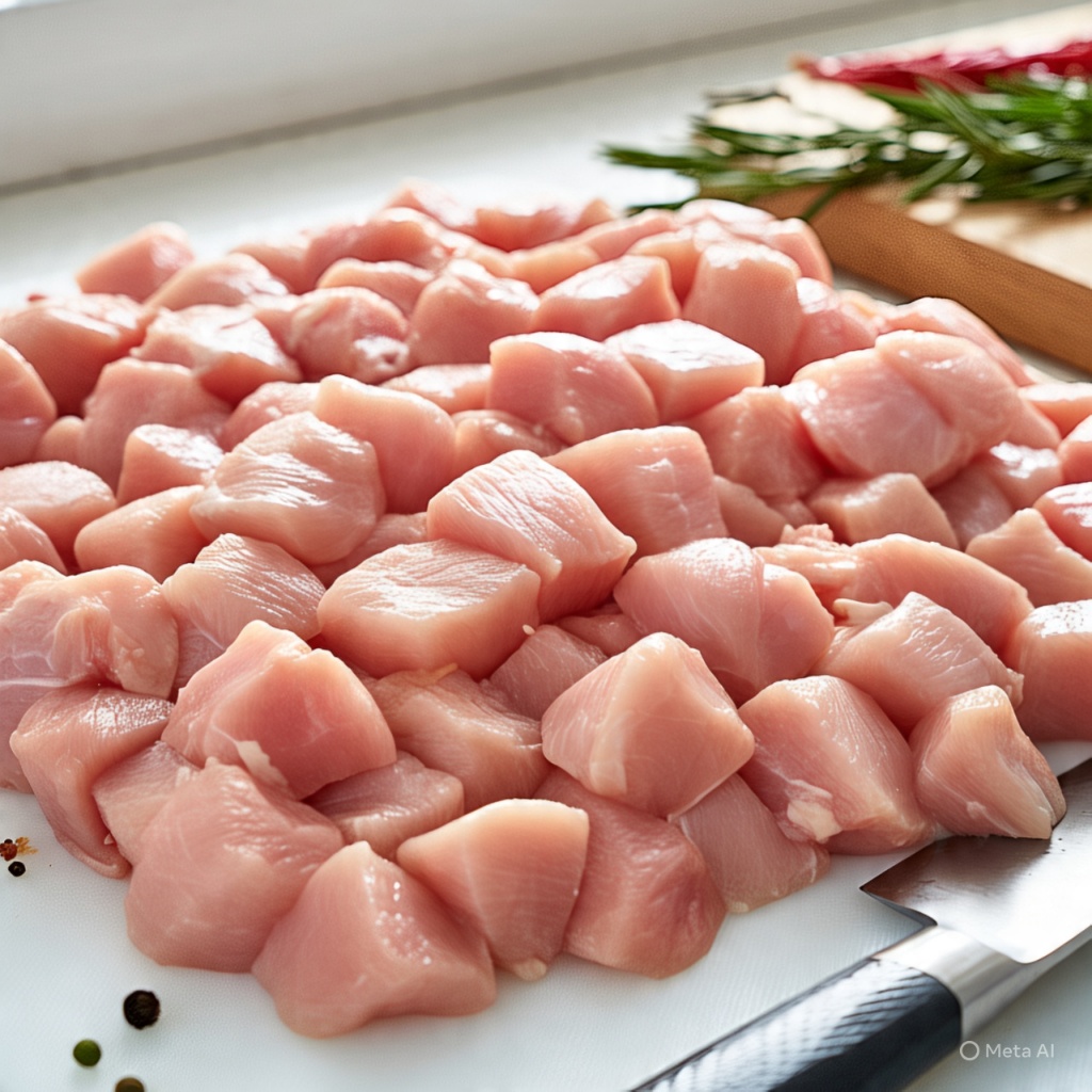 

DADA AYAM FILLET POTONG-POTONG DADU 500 GR - PASAR MURAH