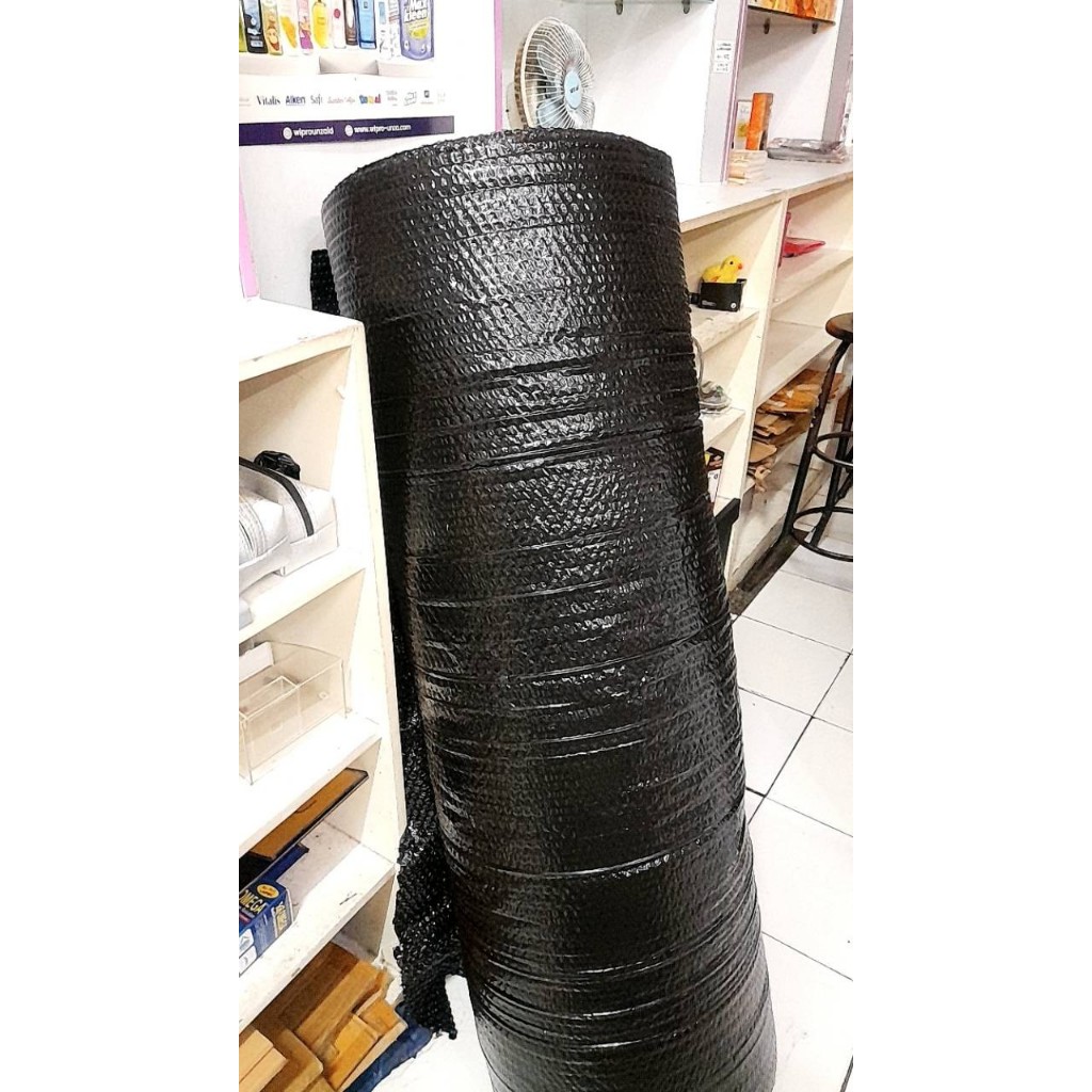 

Bubble Wrap Hitam 1 roll 1.25M x 50M