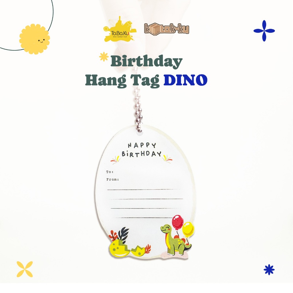 

Kotak-ku Hang Tag Single Birthday