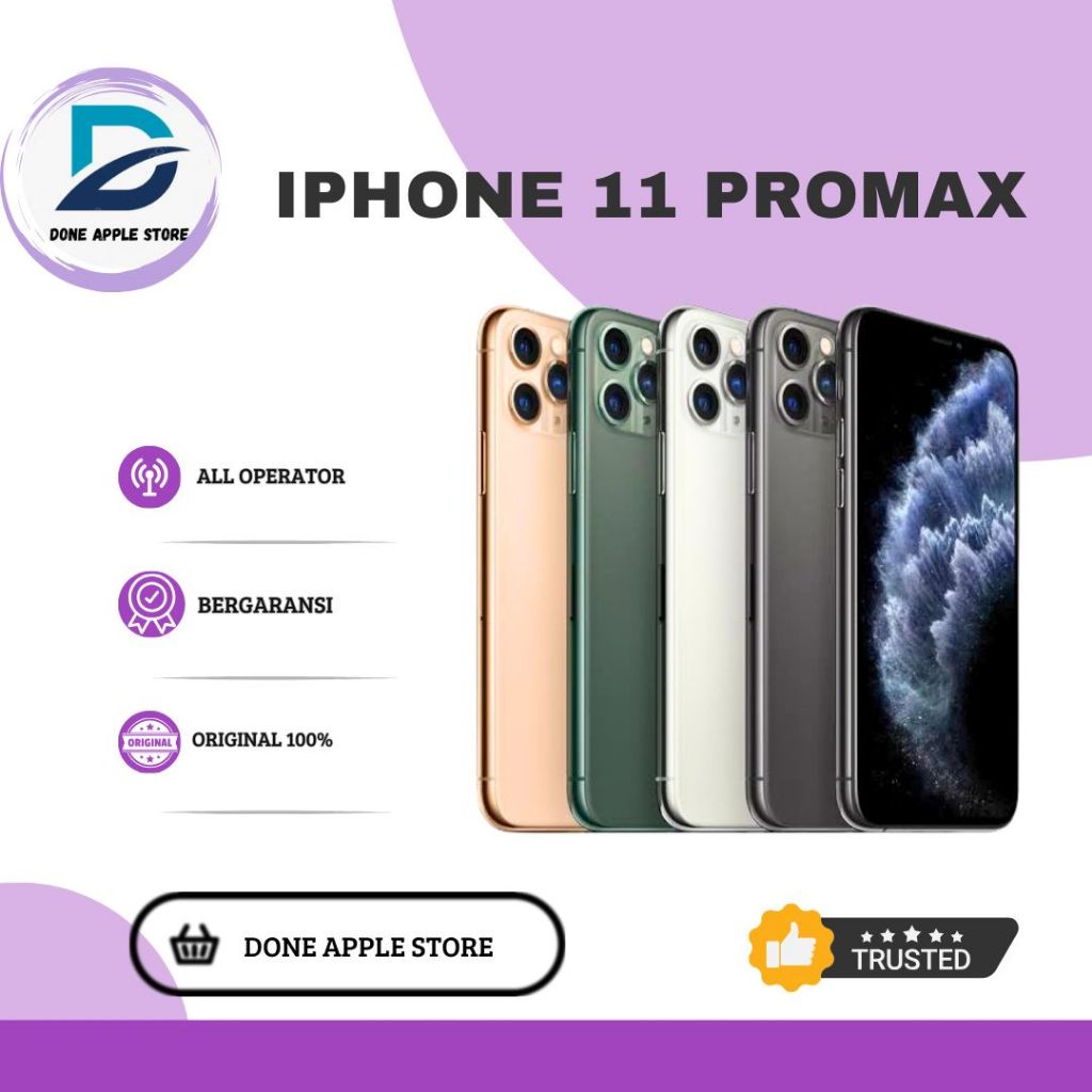 IPHONE 11 PROMAX 64GB 256GB SECOND ORIGINAL