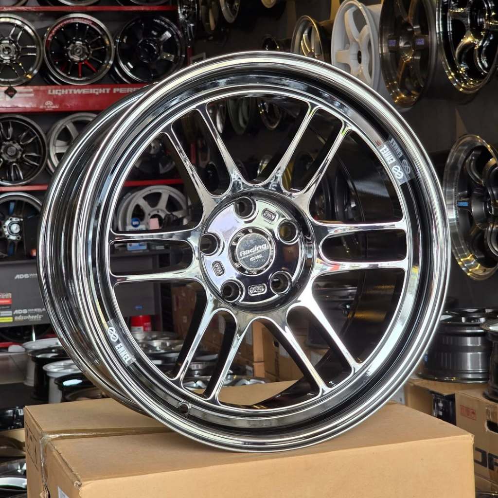 Velg  Enkei RPT - Black Chrome Ring 18 Lebar 9 ET 28 PCD 5x114 Velg R18 | Velg Mobil | Velg Racing |