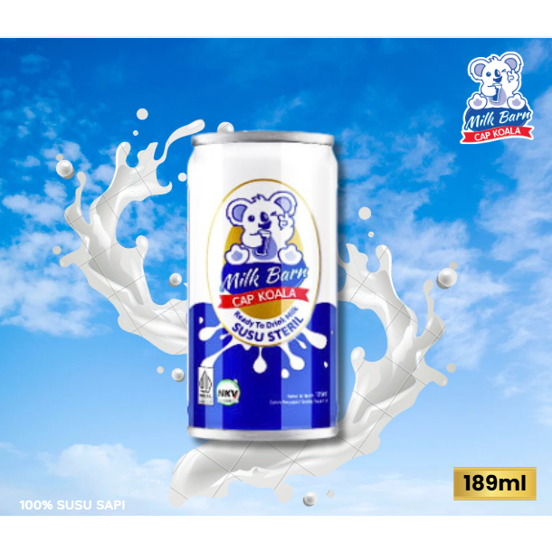 

Susu steril Milk Barn Cap Koala 189 Ml