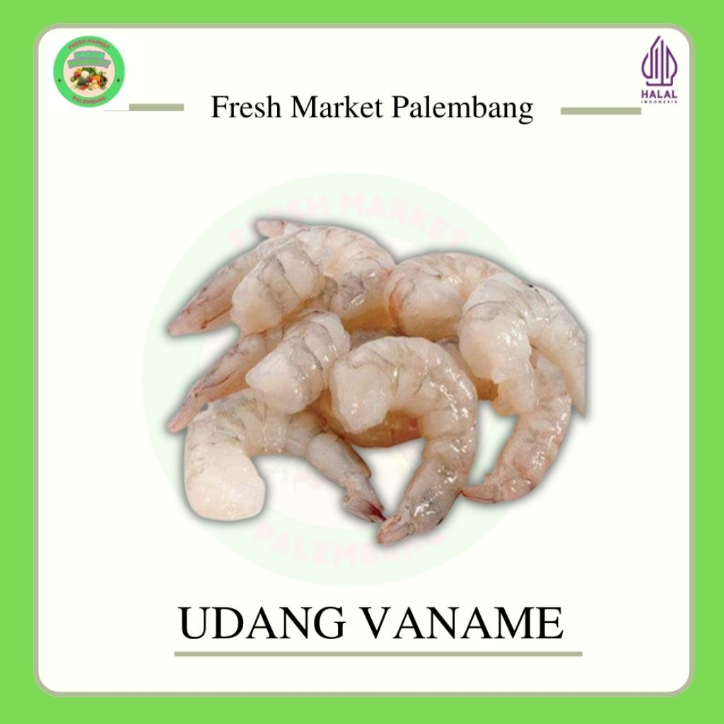 

Udang vaname kupas 250gram -Fresh Market Palembang-