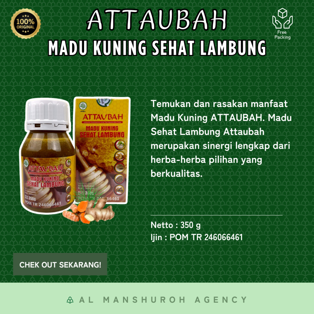 Madu Kuning Sehat Lambung Attaubah