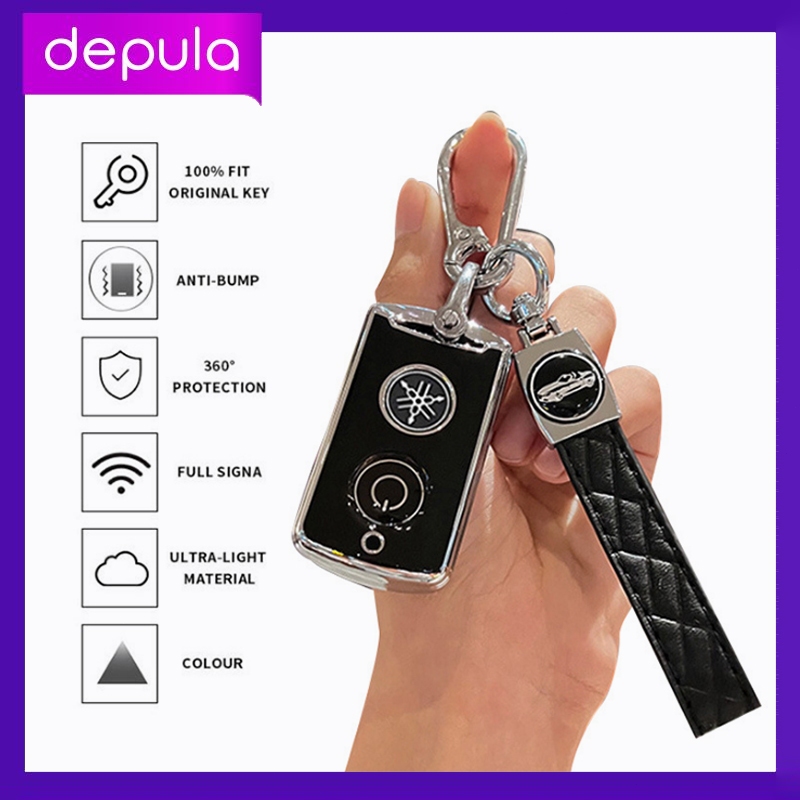 Cover Case Kunci Motor Yamaha Nmax/Xmax Tpu Sarung Cover Kunci Remote Keyless Key Protector Untuk Ya