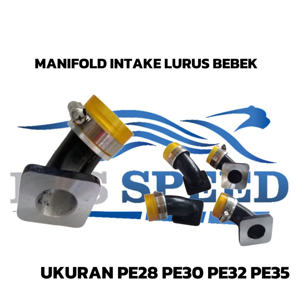 MANIFOLD / MANIPOL INTAKE TEFLON LURUS PE 28-40 SLEEP ENGINE BEBEK MATIC KARBURATOR MOTORCYCLE