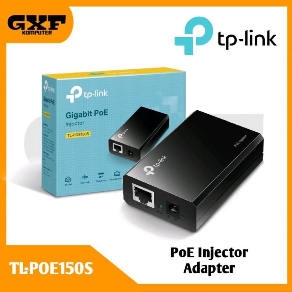 TP-Link TL-POE150S PoE Injector PoE Adaptor Gigabit