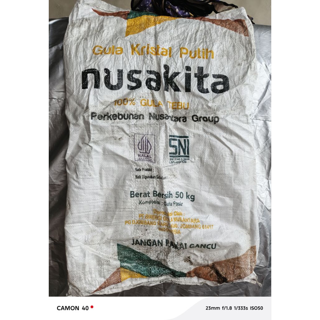 Karung Bekas Gula 50kg