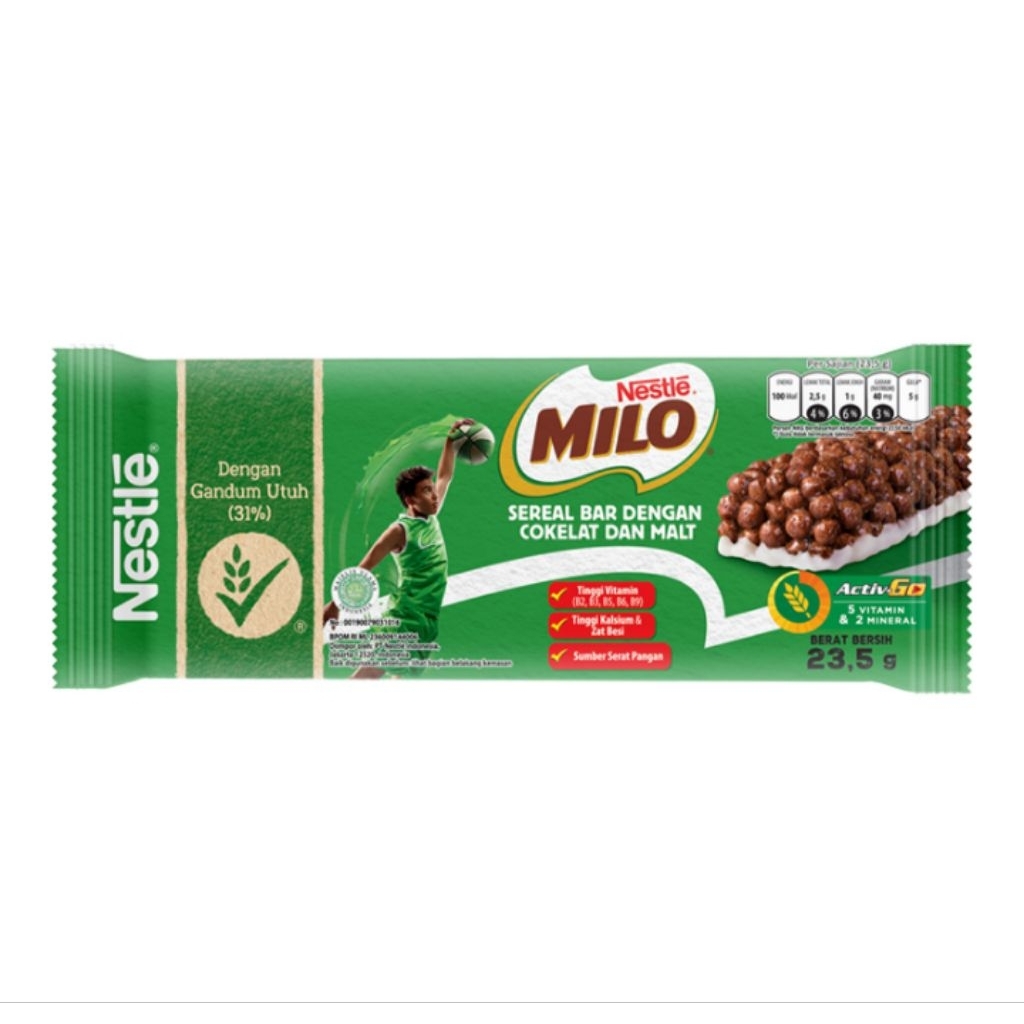 

Milo Sereal Batang Cokelat 23.5 g