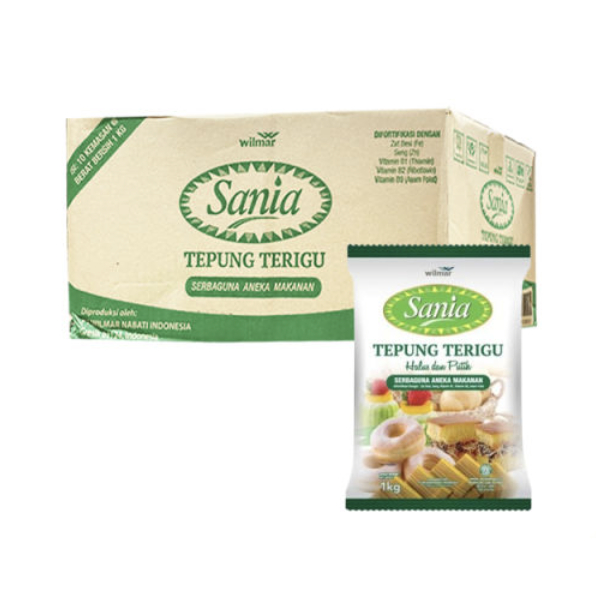 

Sania Tepung Terigu Serbaguna 1kg x 10 pcs