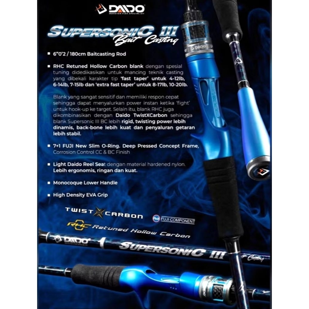 Joran BC/SPIN Daido Supersonic III Ring Fuji Guides
