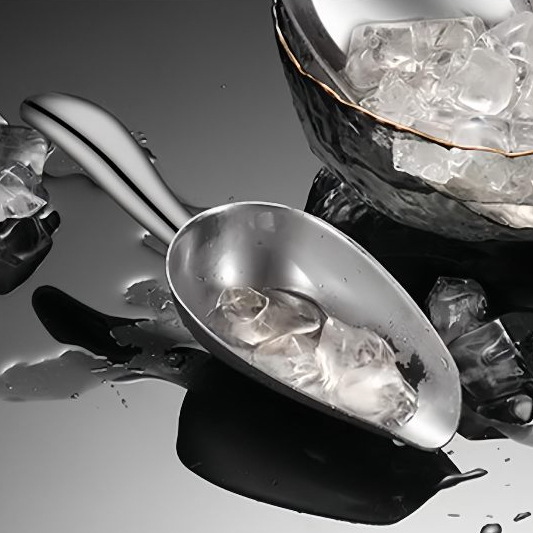 Sendok Es Batu Scoop Es Batu Stainless Tebal Skop Tepung Skop Serbaguna