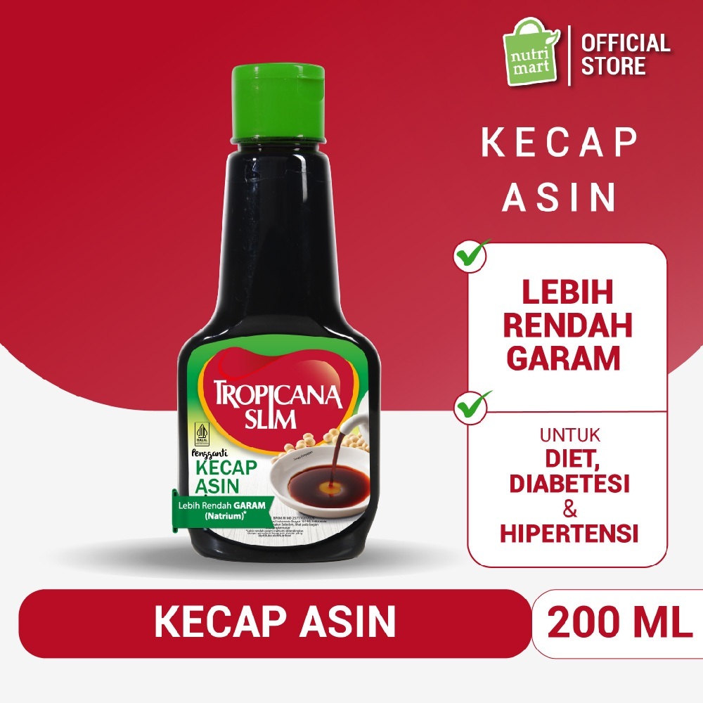 

[oddsolshop] pekanbaru/Tropicana Slim Pengganti Kecap Asin 200ML Lebih Rendah Garam Untuk Diet Sehat