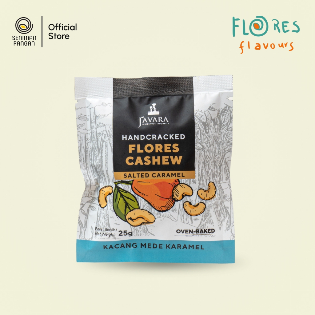 

Seniman Pangan - Javara Salted Caramel Cashew | Kacang Mede Rasa Karamel Asin