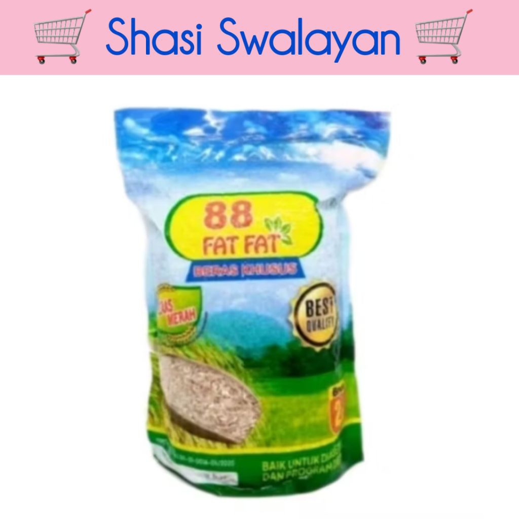 

BERAS MERAH 88 FAT FAT 2 KG