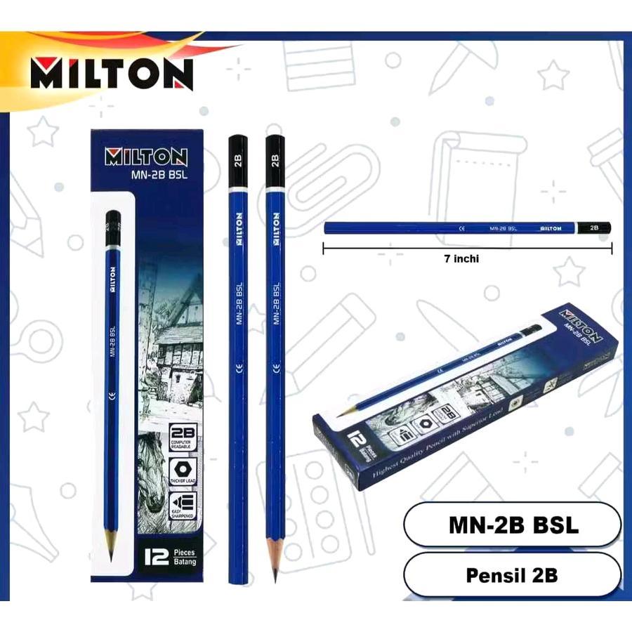 

Pensil 2B Milton / Alat Tulis Sekolah dan Kerja