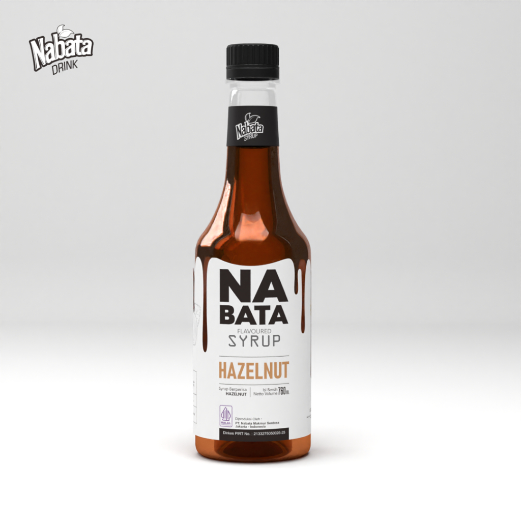 

Sirup Hazelnut Premium Nabata 760ml - Rasa Autentik untuk Coffee Hotel Restoran | Syrup Hazelnut