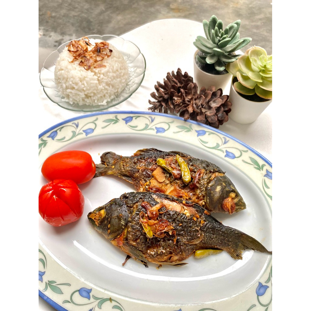 

pindang ikan mas lunak isi 2/frozen ikan tawar siap makan