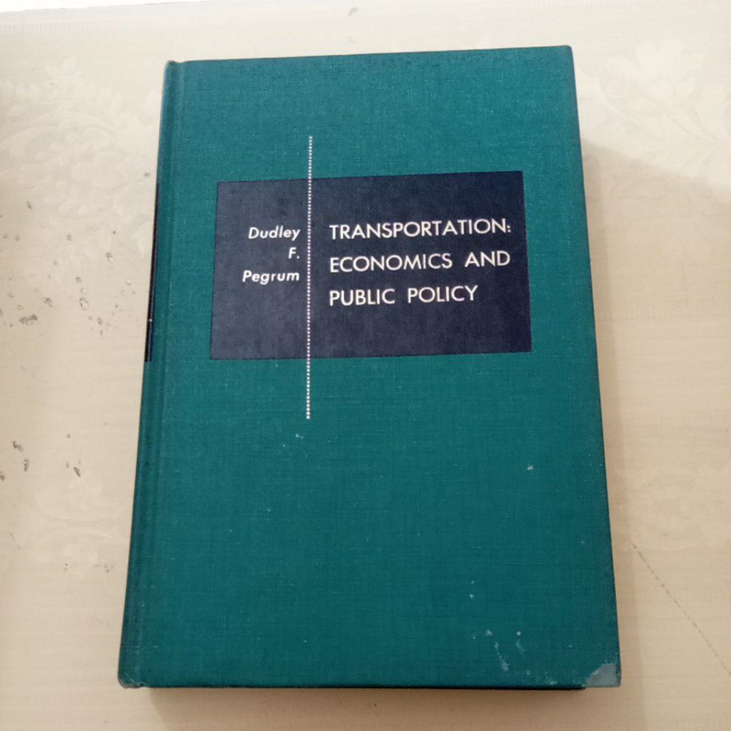 Buku ORI Transportation Economics And Public Policy