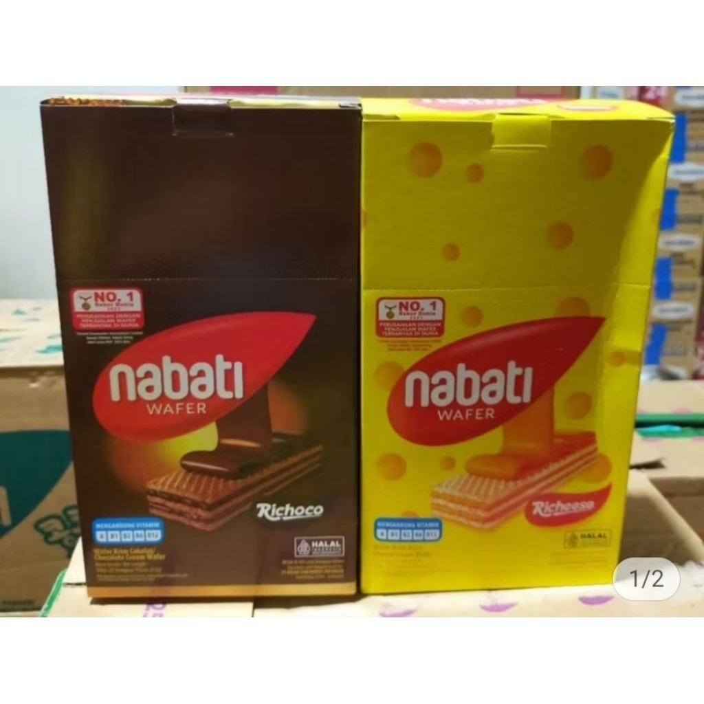 

Nabati coklat dan keju isi 24 pcs