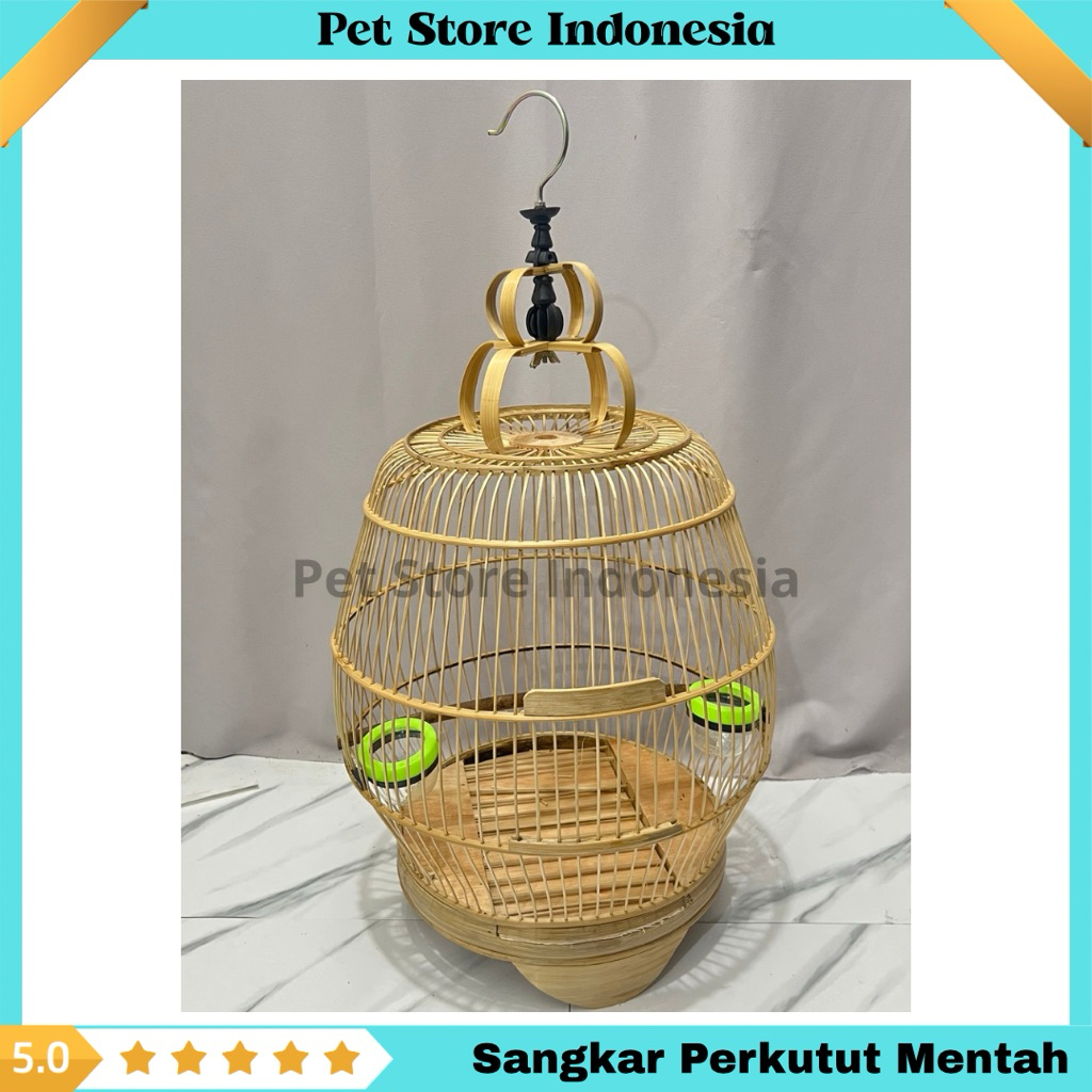 Sangkar Perkutut Mentah Gentong Slorok Full Set Siap Pakai Burung Perkutut Kandang Kutut Puter Derku