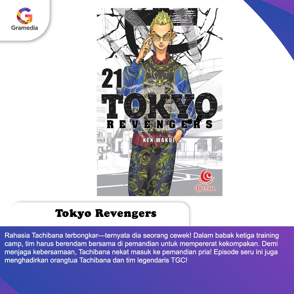 Gramedia Bali - Level Comic: Tokyo Revengers 21