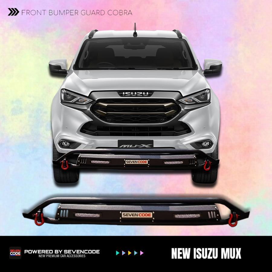 FRONT BUMPER GUARD TANDUK COBRA - TANDUK PENGAMAN DEPAN SEVENCODE - ISUZU NEW MUX MU-X