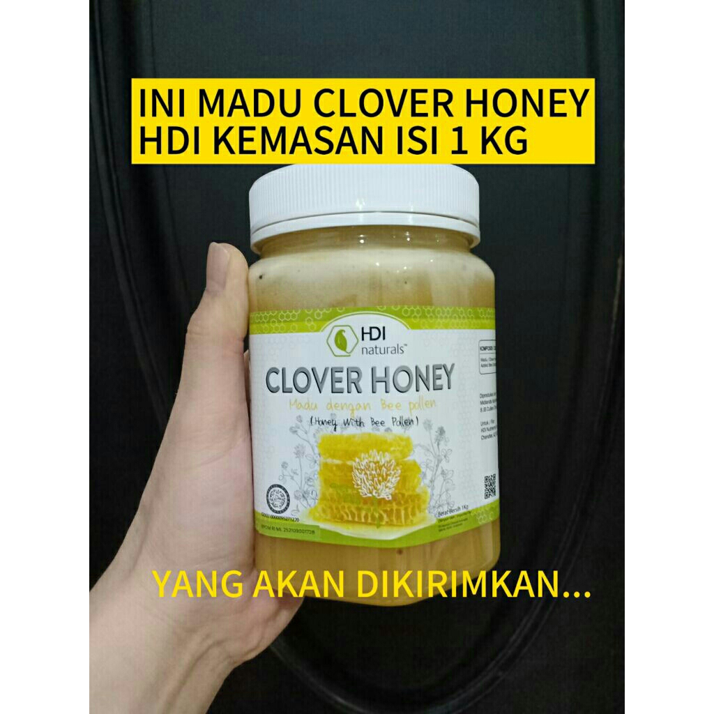 

Clover Honey Kemasan 1kg / 1000gram Original 100% Murah