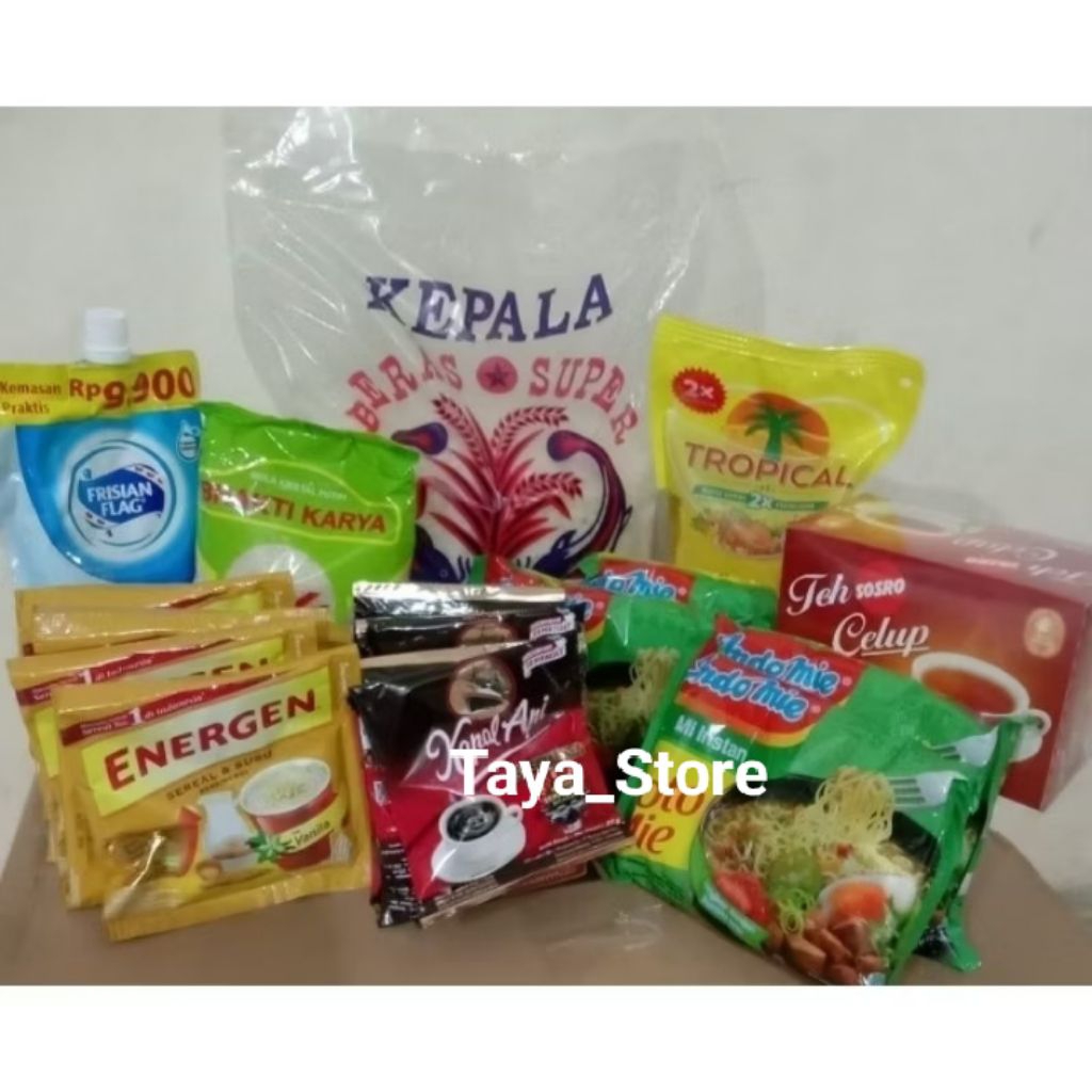 

Paket Sembako Lengkap FREE Godie Bag