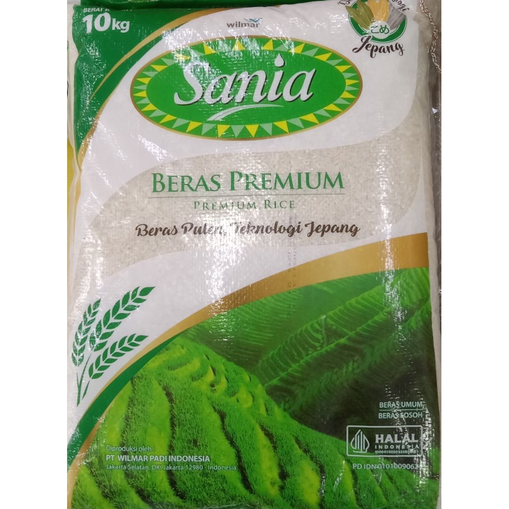

Beras Sania 10kg 5kg beras premium