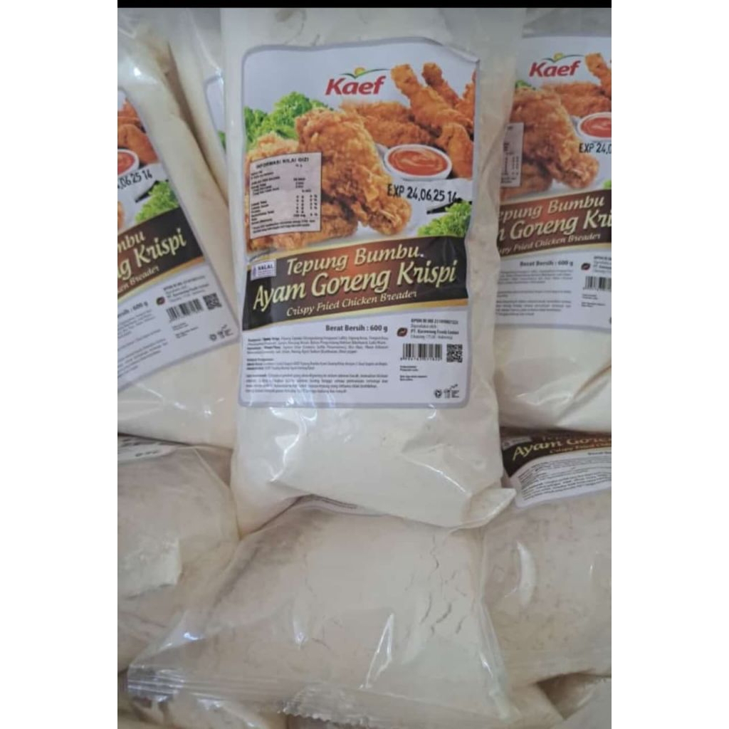 

Kaef Tepung Bumbu Ayam Goreng Krispi