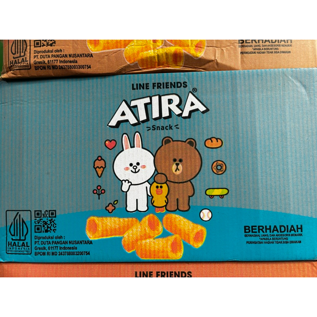 

Snack Atira Line Friends | Ciki Berhadiah | Chiki Berhadiah Uang dan Aksesoris (Bila Beruntung)