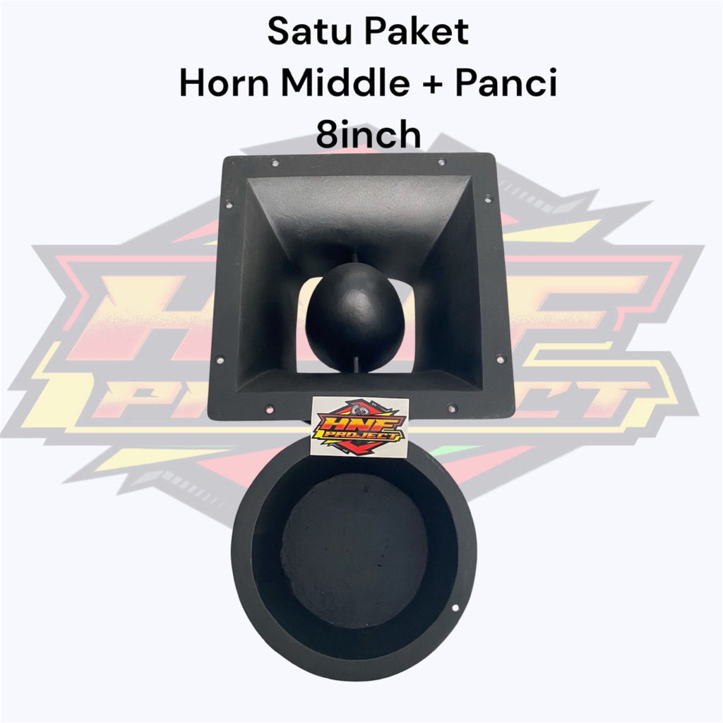 Satu Paket Horn Middle Rudal 8 inch + Panci
