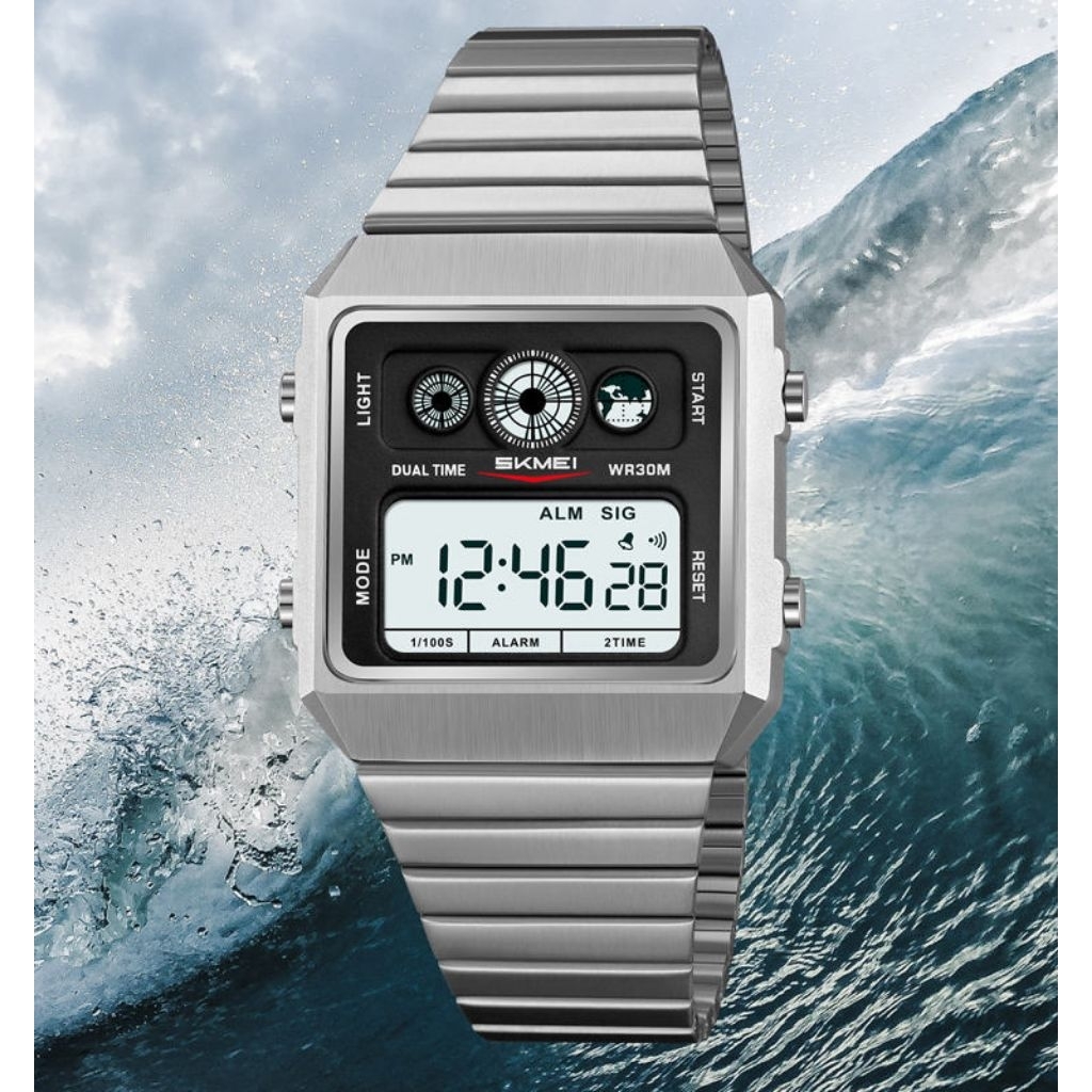 Jam pria Skmei 2450 segi digital free carton box skmei