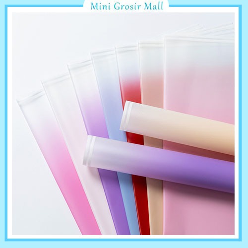 

Kertas Buket bunga Cellophane gradient dauble line Kb6044