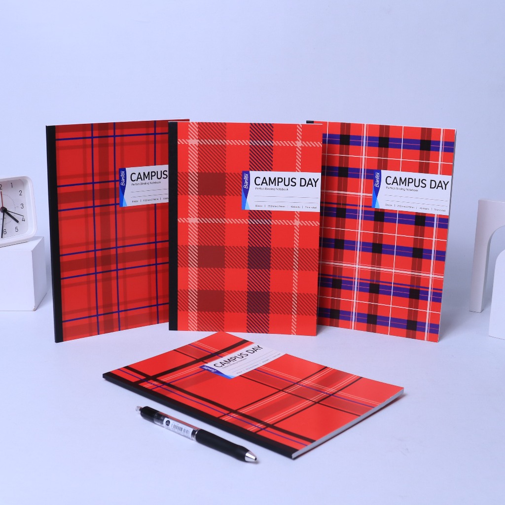 

[Terminal Stationery 01] Bantex Buku Tulis B5 70 gsm Bergaris - Campus Kotak Modern Buku Sekolah Mahasiswa ADB540-005