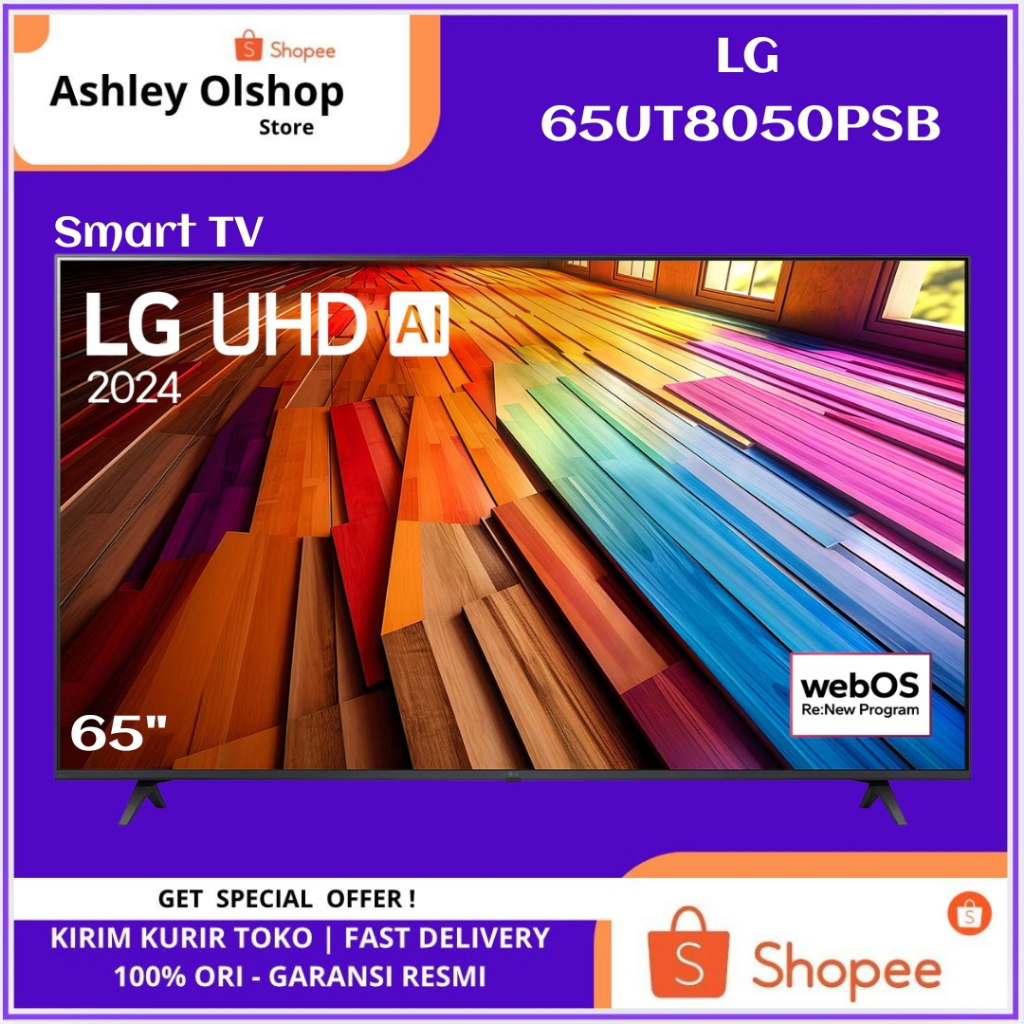 LED LG 65 Inch Smart TV UHD 4K LG 65UT8050 4K HDR 10 Pro LG 65UT80 LG 65UT8050PSB
