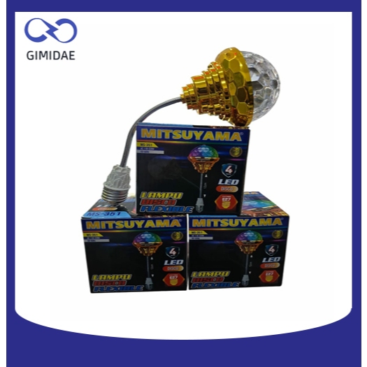 Lampu LED Disco Flexible Mitsuyama MS-351/Lampu Disco Flexible Mitsuyama LED MS 351 Lampu Disco Hias