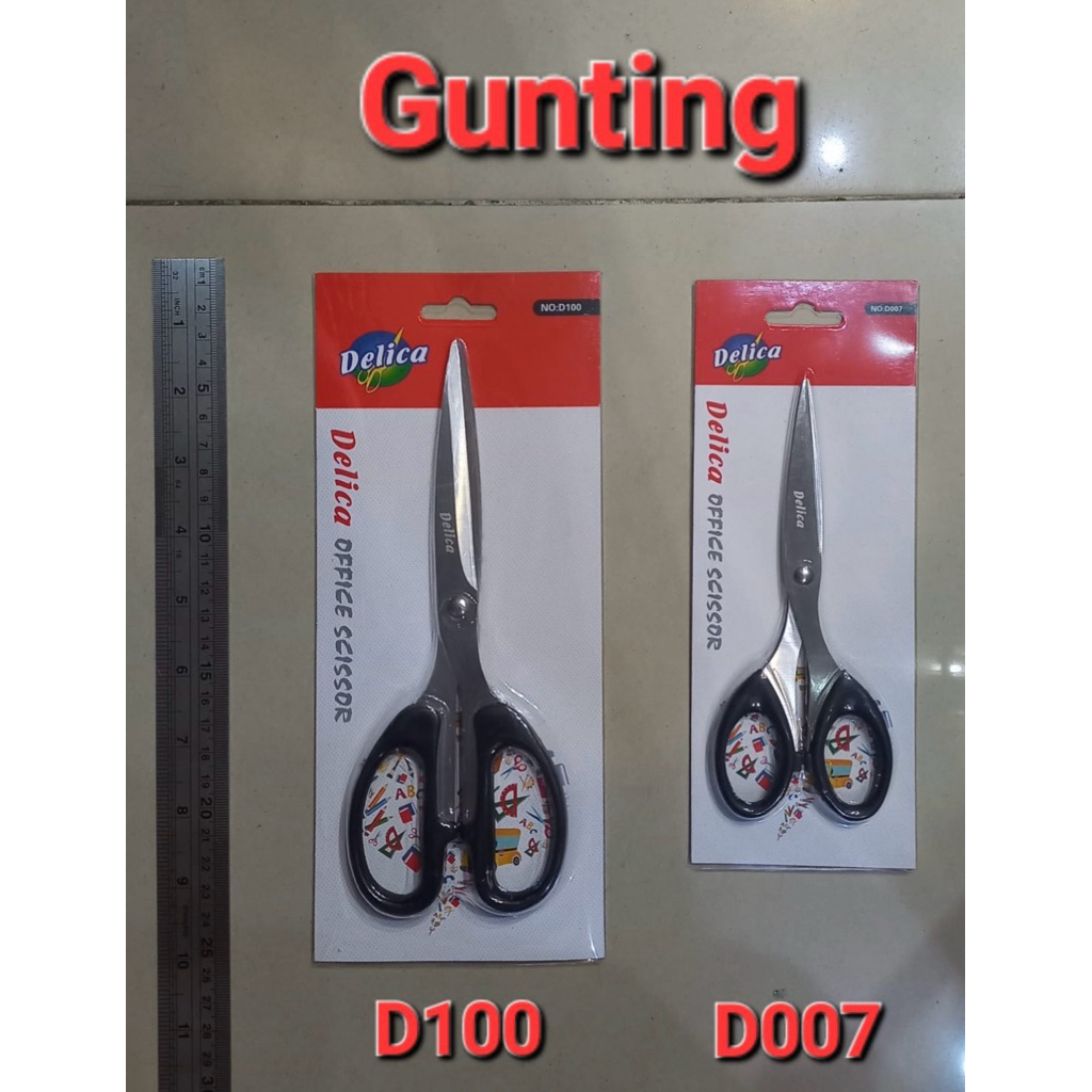 

Gunting kain D100 dan D007 , Gunting murah , gunting tajam