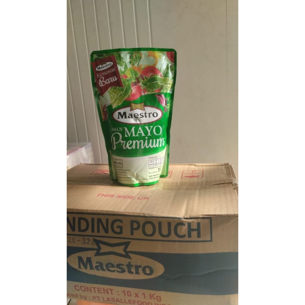 

[Kargo] Mayonaise Maestro 1 kg per 1 Dus isi 10 pcs x 1 kg / Mayonnaise Maestro 1 Karton 1kg / Mayonais Mayo