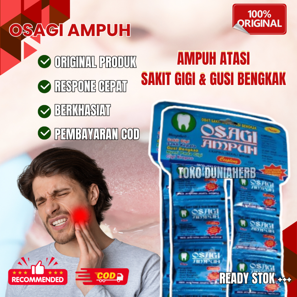 

Osagi Kapsul Obat Sakit Gigi Original