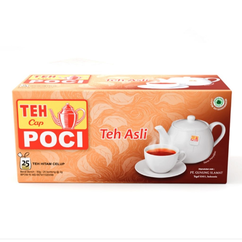 

Poci Teh Hitam Celup Teh Asli 25 x 2 g