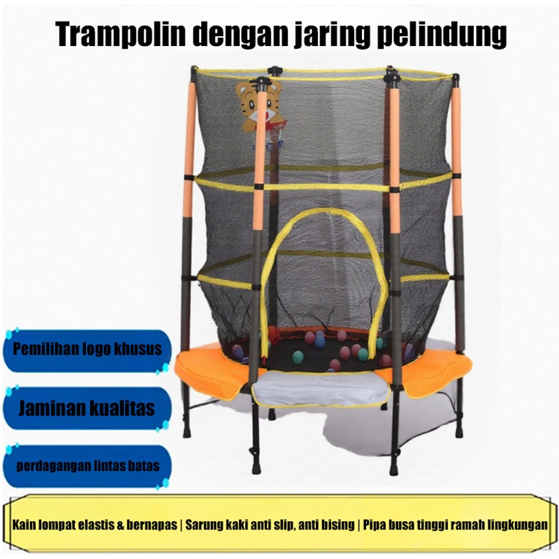 Trampolin Anak untuk Sensory Play - Alat Pendidikan Usia Dini, Cocok untuk Indoor & Outdoor TK