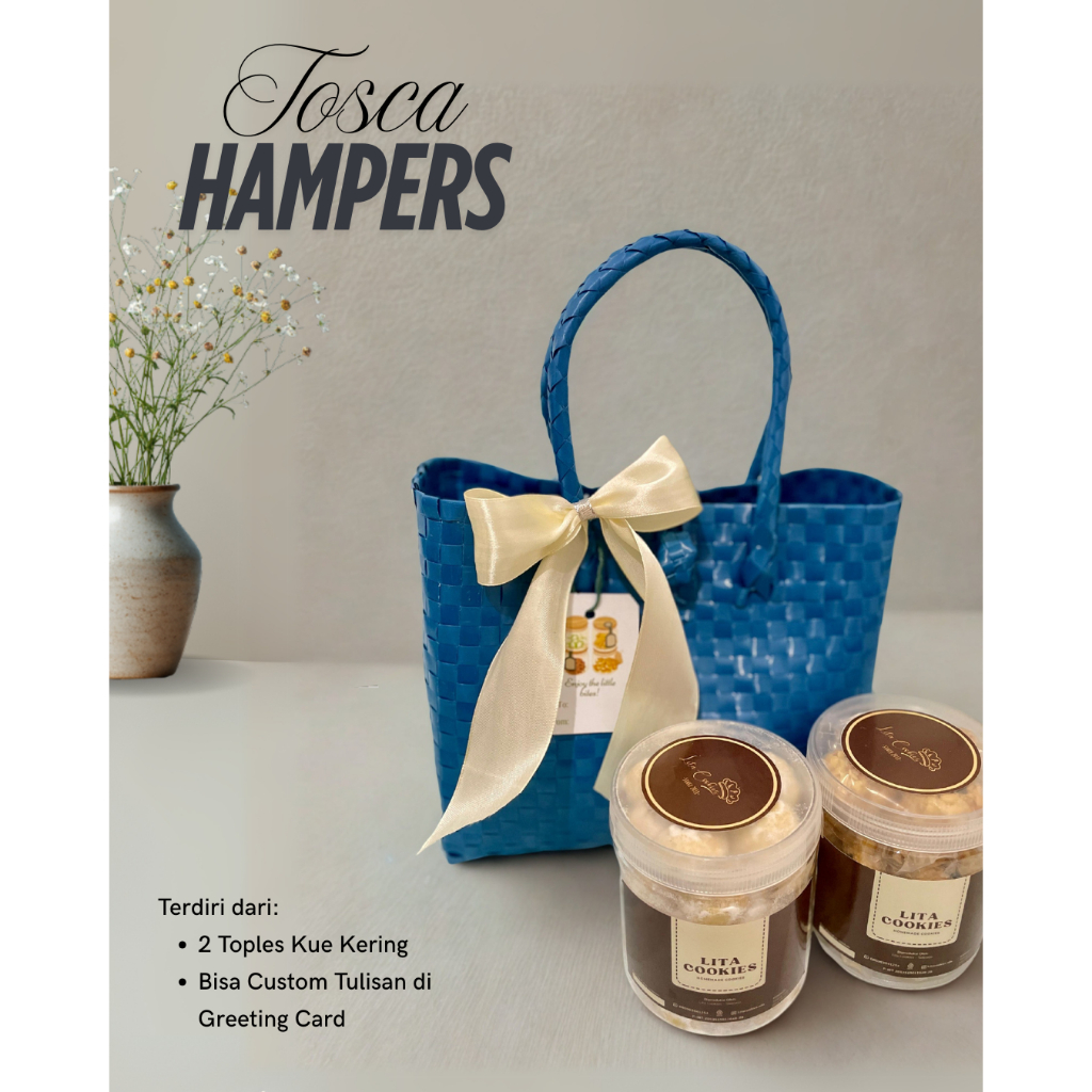 

Tosca Hampers Kue Kering Lita Cookies isi 2 toples