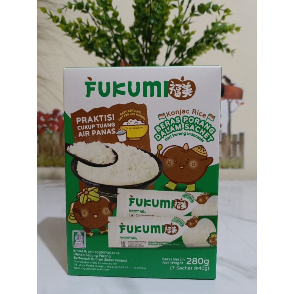 

FUKUMI Beras Porang per Box 280gr isi 7 Sachet