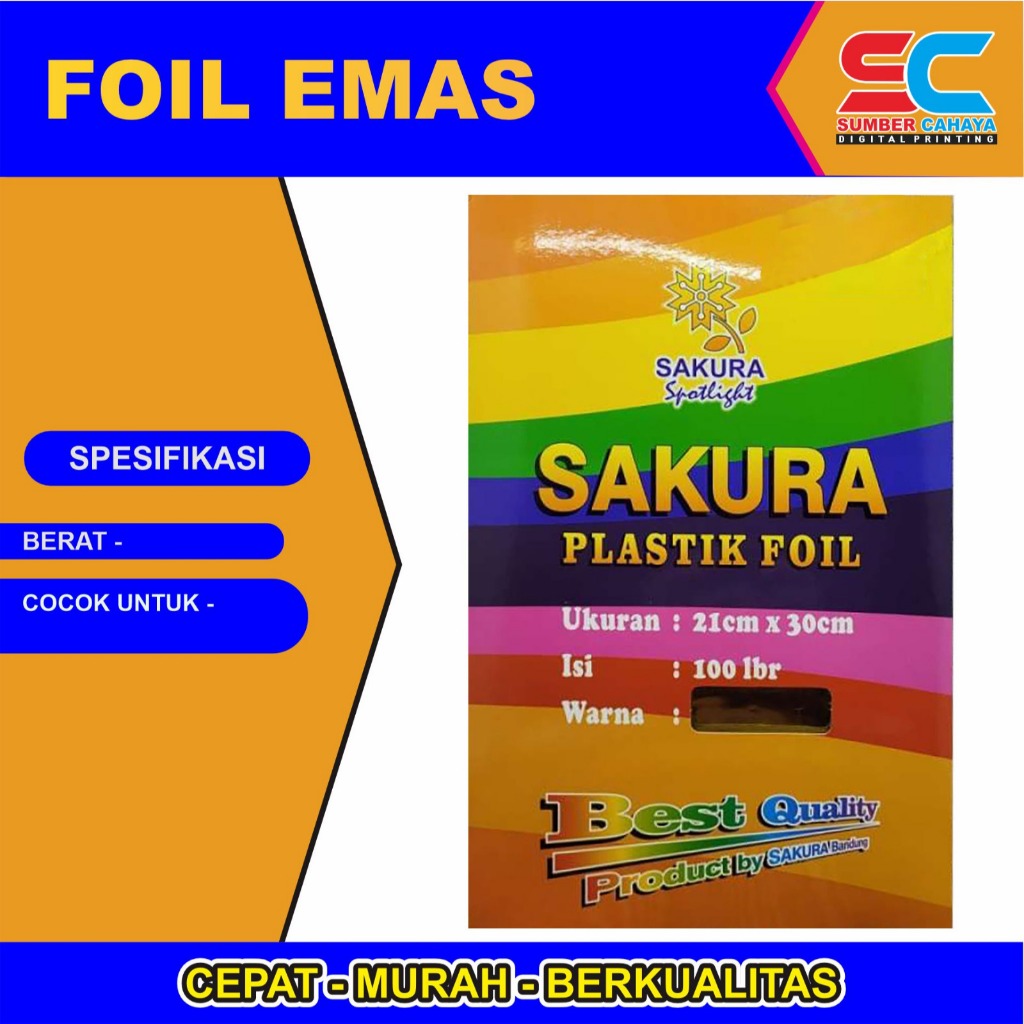 

Foil Emas Sakura