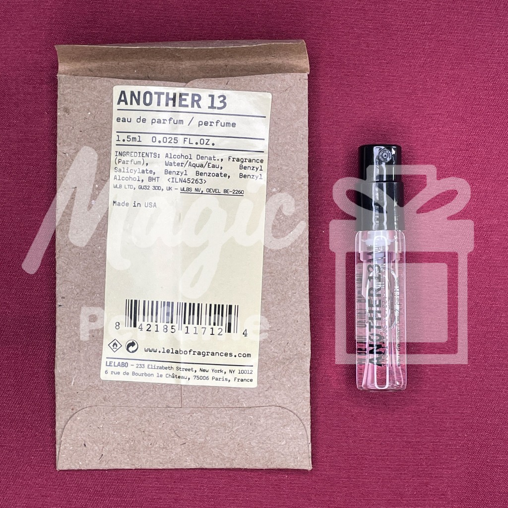 [LE LABO ANOTHER 13]  1.5ml Tester Parfum/Wewangian Parfum Botol/Sampel Parfum/Vial Parfum Original