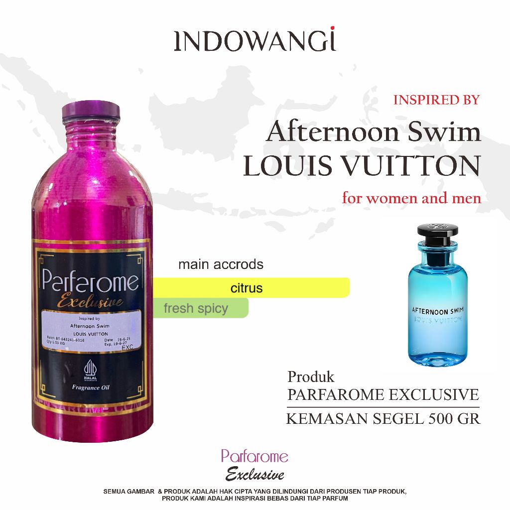 Bibit Parfum Afternoon Swim lv Produk PARFAROME EXCLUSIVE Kemasan Segel 500GR