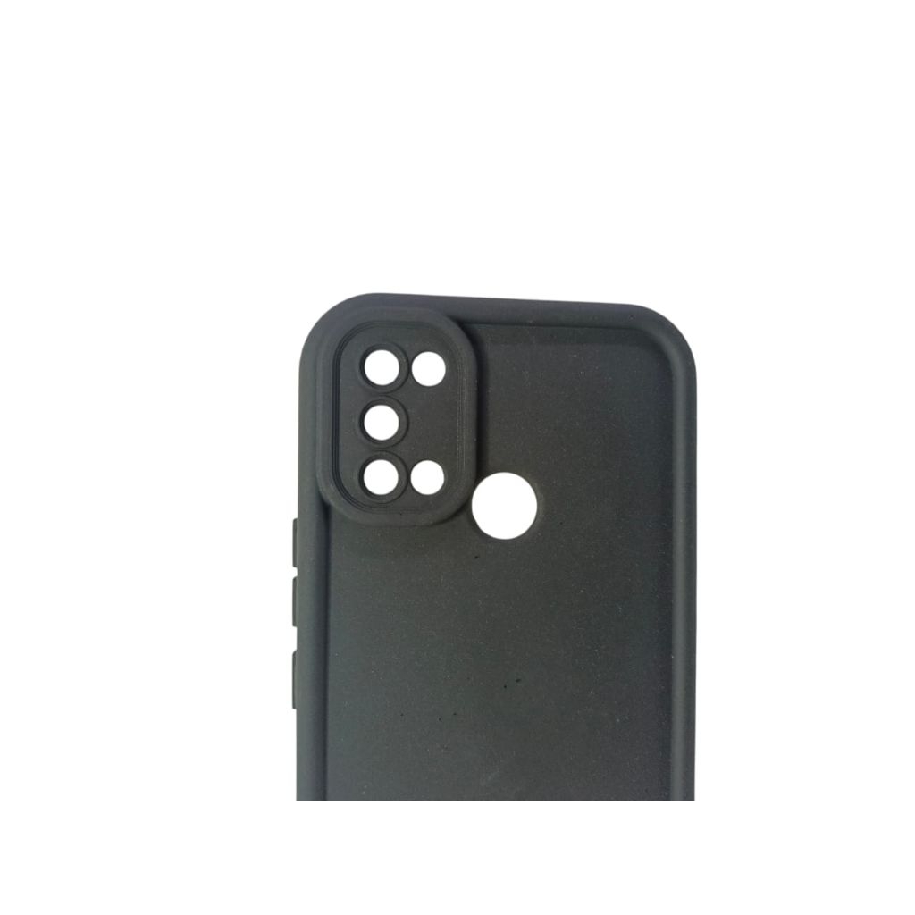 Case Rose Matte Black REALME C17 - 7i Softcase Silikon Kesing Hp Pelindung Camera